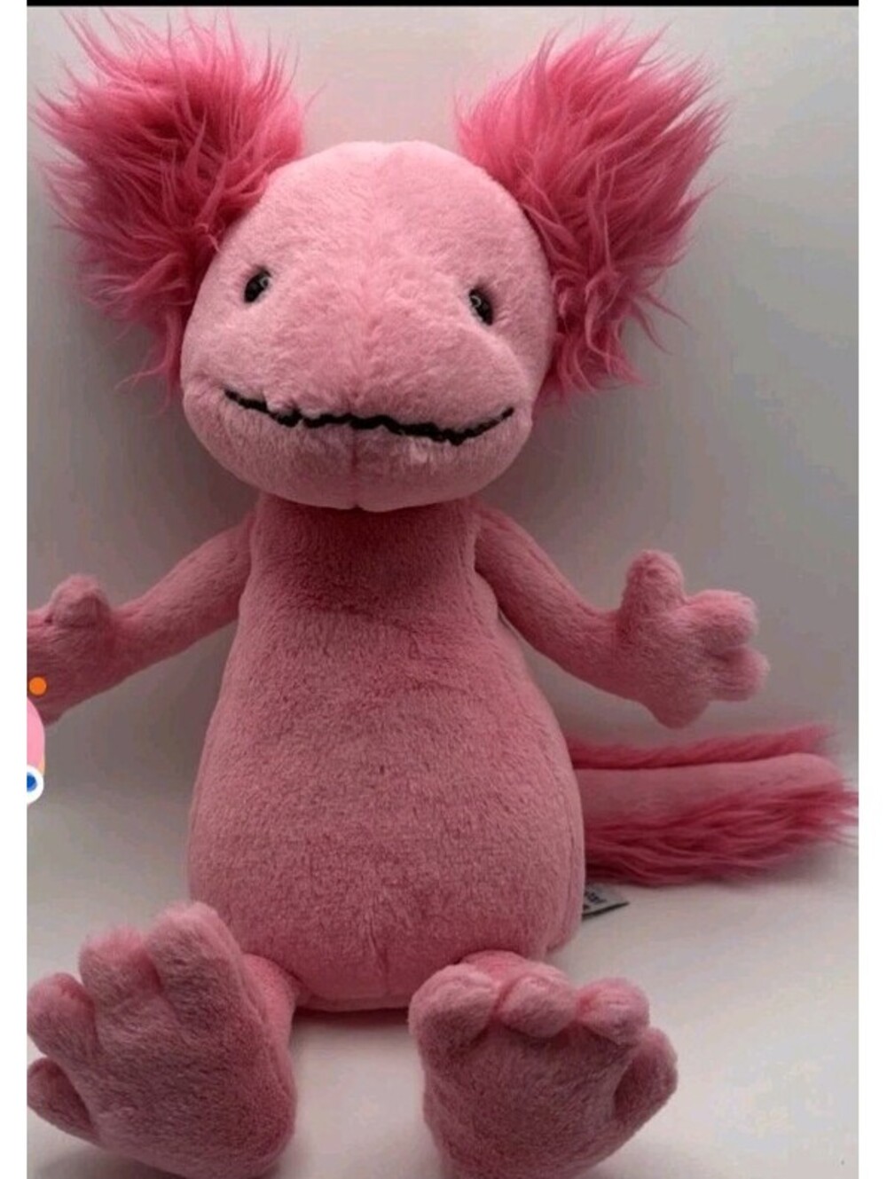 Jellycat ALICE the Pink AXELOTL 13" Salamander Plush New No Tag